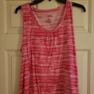Sonoma Pink Flowy Tank Top